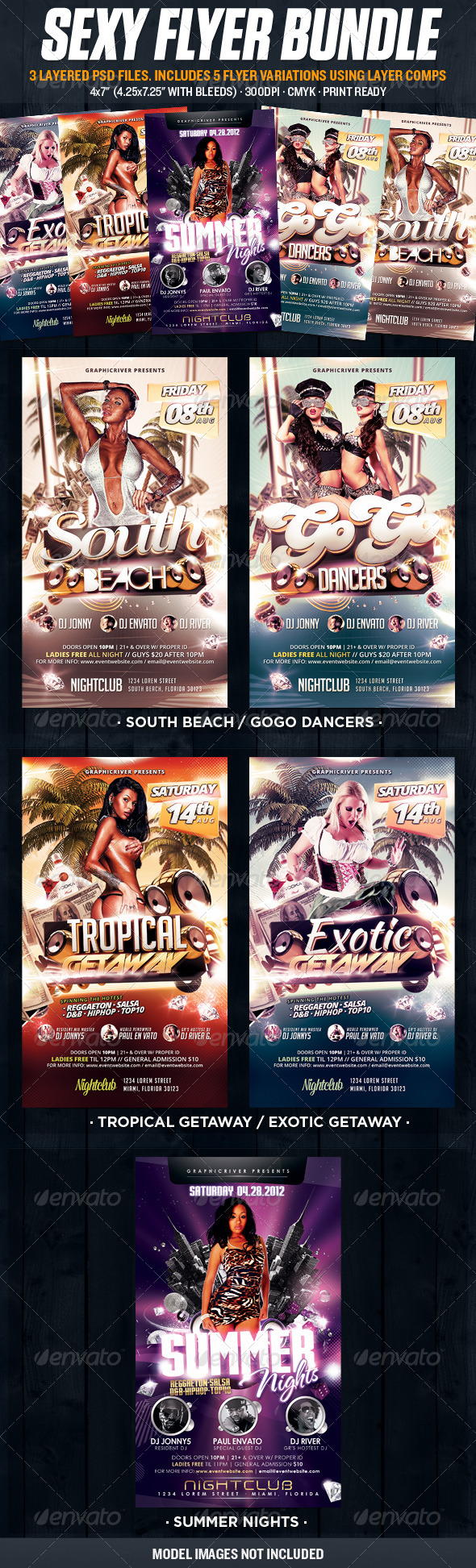 Sexy Flyer Bundle - Events Flyers