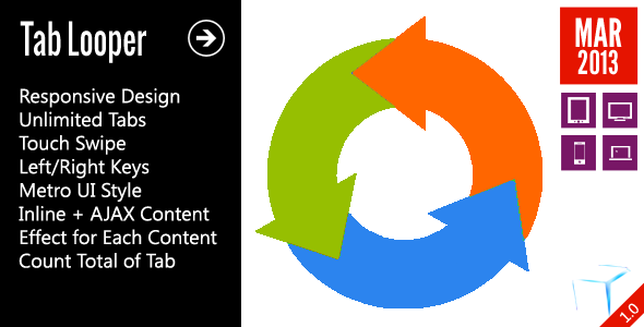 CodeCanyon TabLooper Responsive Loop Tab Metro UI 4343388 CodeCanyon TabLooper Responsive Loop Tab Metro UI 4343388