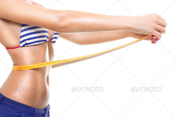 Summer fit body - Stock Photo - Images