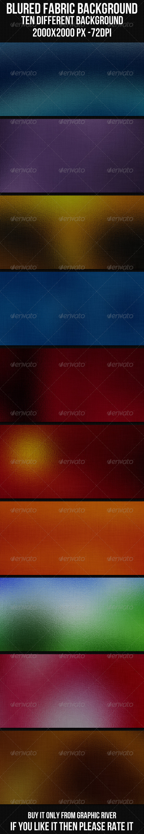 Blured Fabric Background Set - Abstract Backgrounds