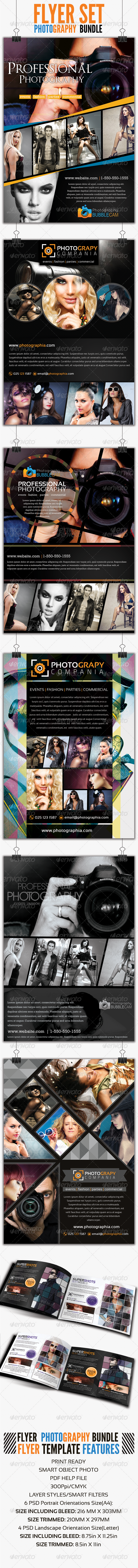 GraphicRiver Photography Flyer Bundle Set 1 4344366 GraphicRiver Photography Flyer Bundle Set 1 4344366