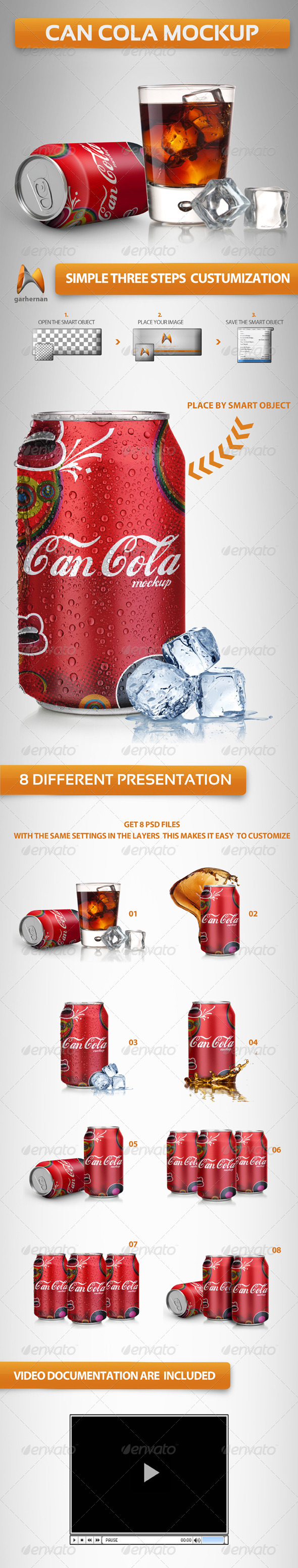 GraphicRiver Can Soda Mockup 4349773 GraphicRiver Can Soda Mockup 4349773