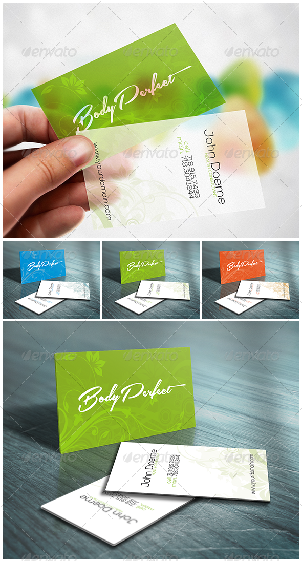 GraphicRiver Wild Flower Business Card Restaurant & Beauty SPA 4234999 GraphicRiver Wild Flower Business Card Restaurant & Beauty SPA 4234999