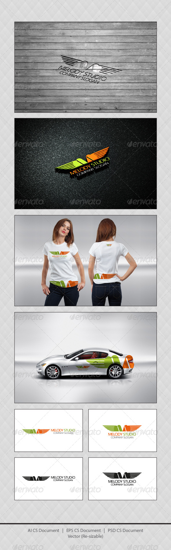 GraphicRiver Melody Studio Logo Templates 4261749 GraphicRiver Melody Studio Logo Templates 4261749