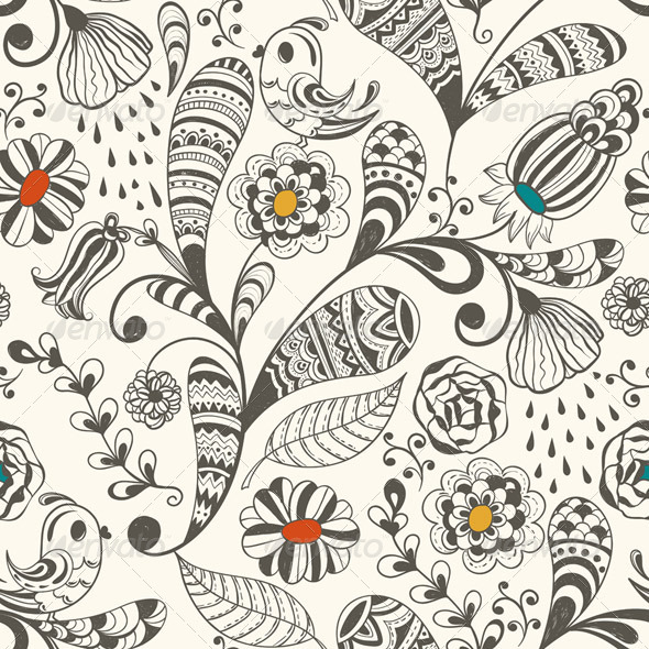 GraphicRiver Seamless Spring Wallpaper Pattern 4350026 GraphicRiver Seamless Spring Wallpaper Pattern 4350026