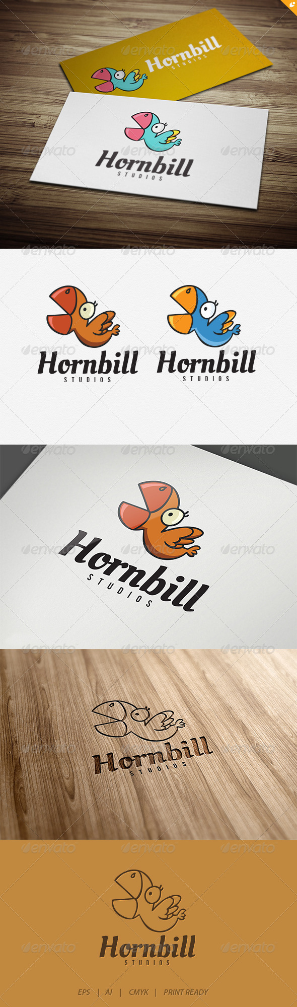 GraphicRiver Hornbill Logo 4353195 GraphicRiver Hornbill Logo 4353195