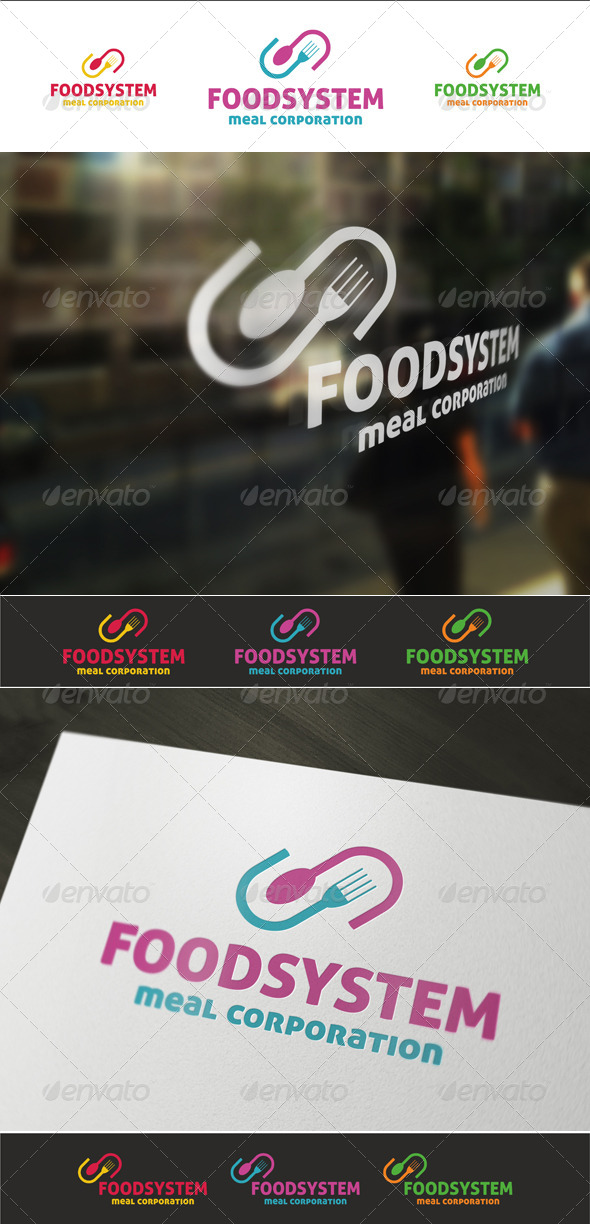 Food System - Food Logo Templates