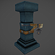 Low Poly Dungeon Pillars Low Poly Dungeon Pillars - 3DOcean Item for Sale