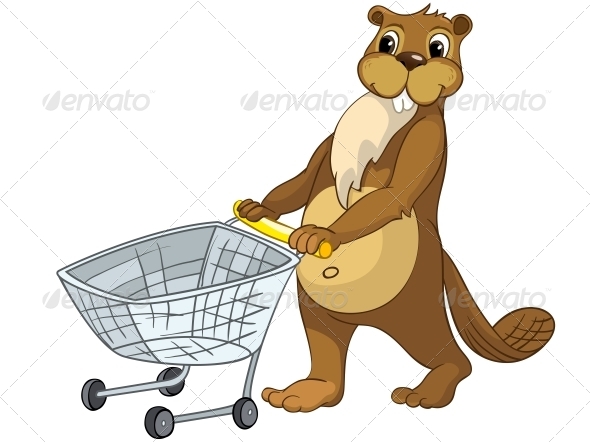 GraphicRiver Cartoon Character Beaver 4356840 GraphicRiver Cartoon Character Beaver 4356840