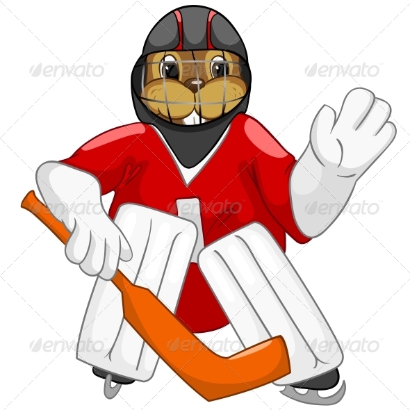 GraphicRiver Cartoon Character Beaver 4356877 GraphicRiver Cartoon Character Beaver 4356877