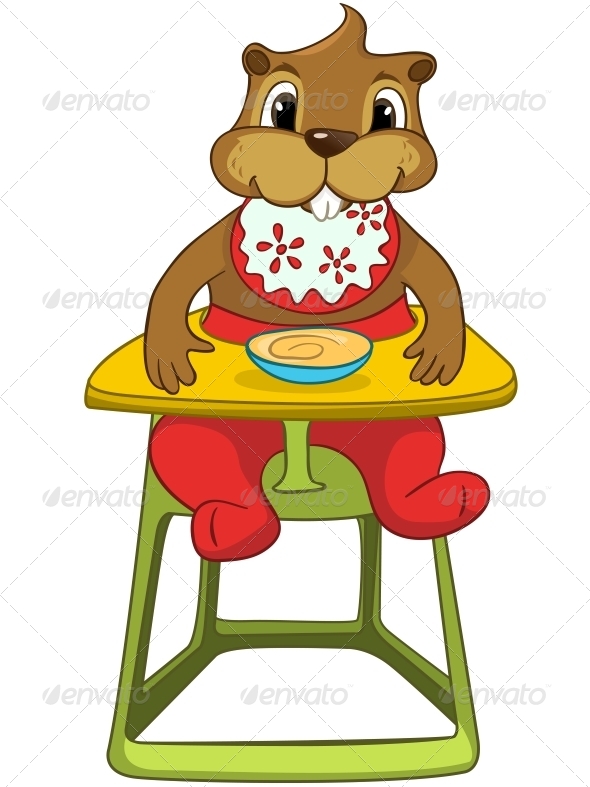 GraphicRiver Cartoon Character Beaver 4356944 GraphicRiver Cartoon Character Beaver 4356944