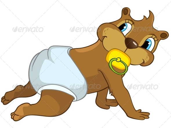GraphicRiver Cartoon Character Beaver 4356947 GraphicRiver Cartoon Character Beaver 4356947
