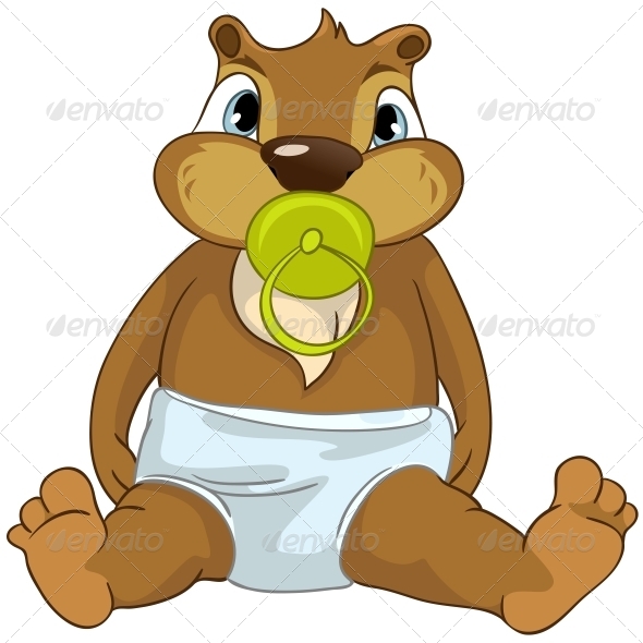 GraphicRiver Cartoon Character Beaver 4356952 GraphicRiver Cartoon Character Beaver 4356952