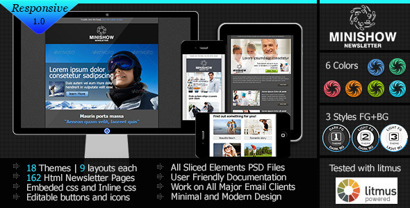 ThemeForest Minishow Responsive Email Template 4357308 ThemeForest Minishow Responsive Email Template 4357308