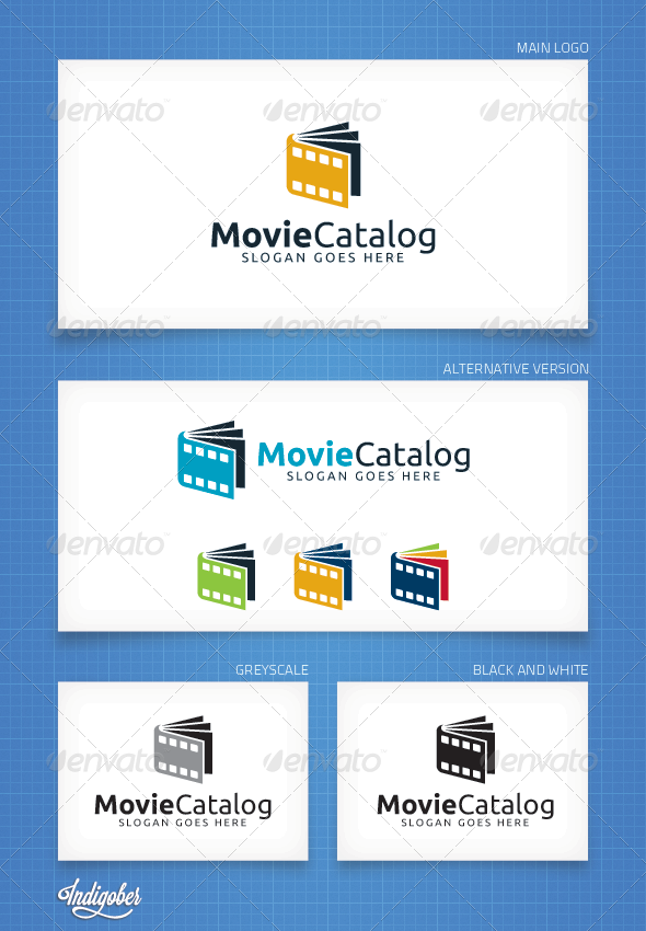 GraphicRiver MovieCatalog Logo Template 4358008 GraphicRiver MovieCatalog Logo Template 4358008