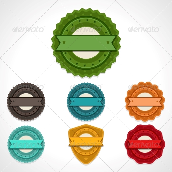 GraphicRiver Set of Vector Labels Badges and Ribbons 4358275 GraphicRiver Set of Vector Labels Badges and Ribbons 4358275
