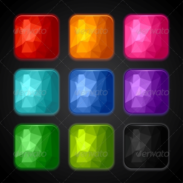 GraphicRiver Set of Geometric Backgrounds for the App Icons 4360637 GraphicRiver Set of Geometric Backgrounds for the App Icons 4360637