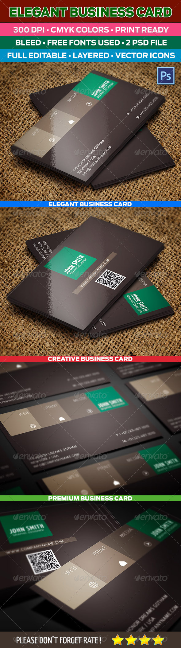 GraphicRiver Creative Business Card 90 4360888 GraphicRiver Creative Business Card 90 4360888