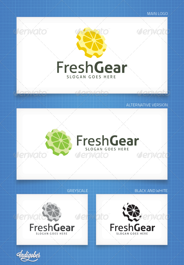 GraphicRiver FreshGear Logo Template 4365430 GraphicRiver FreshGear Logo Template 4365430