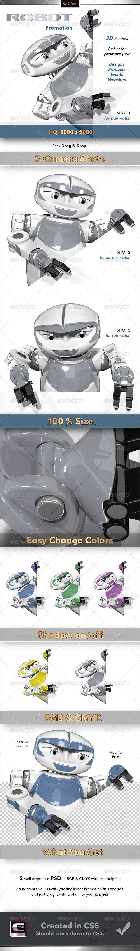 GraphicRiver Robot Promotion 4320575 GraphicRiver Robot Promotion 4320575