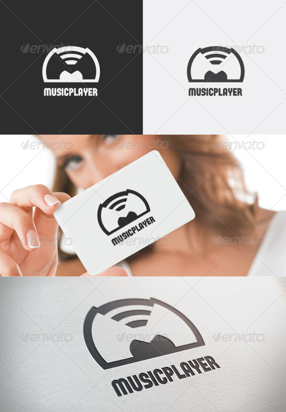 GraphicRiver Music player logo 4366113 GraphicRiver Music player logo 4366113