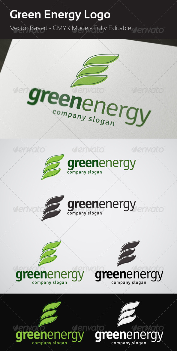 GraphicRiver Green Energy Logo 3828401 GraphicRiver Green Energy Logo 3828401