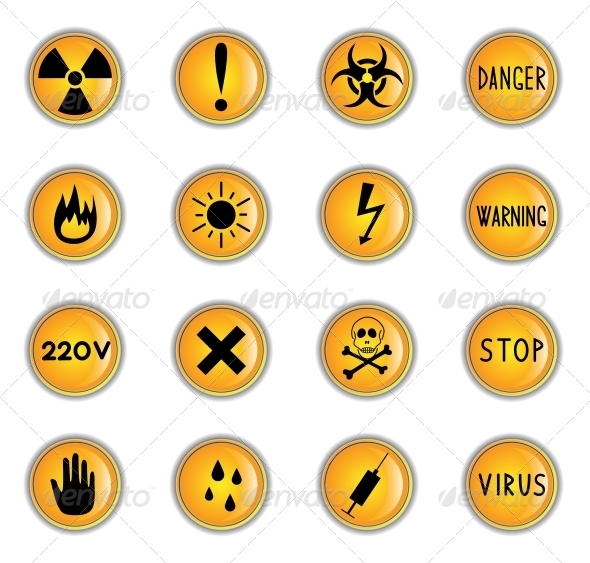 GraphicRiver Danger Buttons 4368146 GraphicRiver Danger Buttons 4368146