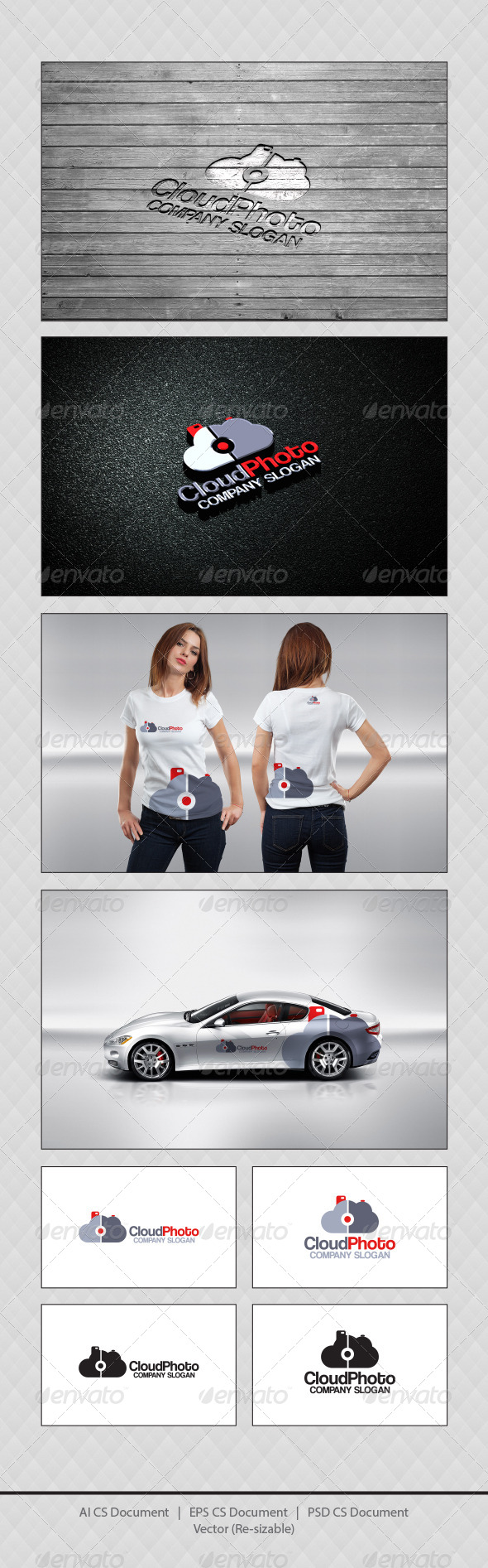 GraphicRiver Cloud Photo Logo Templates 4372961 GraphicRiver Cloud Photo Logo Templates 4372961