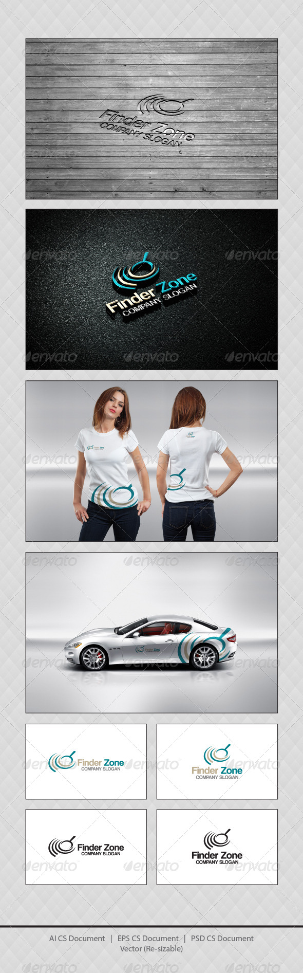 GraphicRiver Finder Zone Logo Templates 4372963 GraphicRiver Finder Zone Logo Templates 4372963
