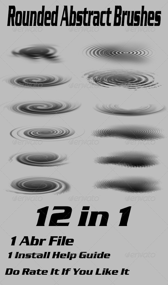 GraphicRiver Rounded Abstract Brushes 4378951 GraphicRiver Rounded Abstract Brushes 4378951