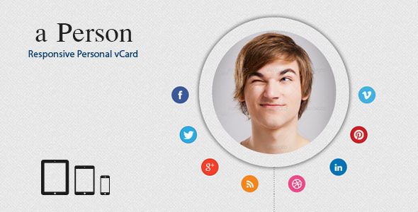 ThemeForest a-person Responsive Personal vCard 4357042 ThemeForest a-person Responsive Personal vCard 4357042