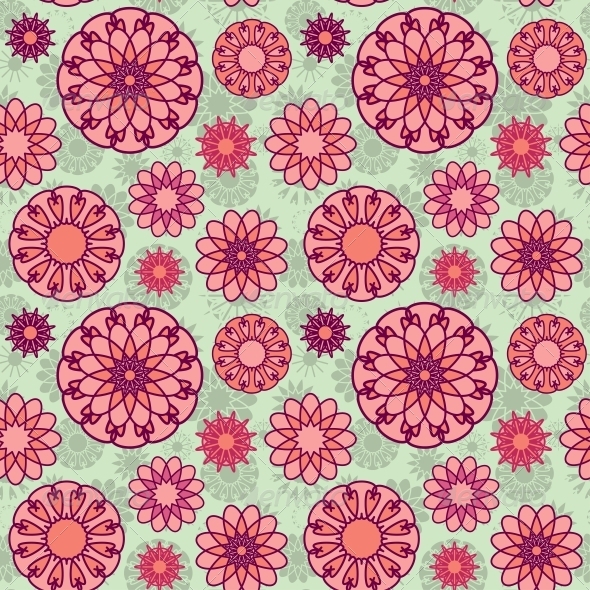 GraphicRiver Floral Seamless 4382105 GraphicRiver Floral Seamless 4382105