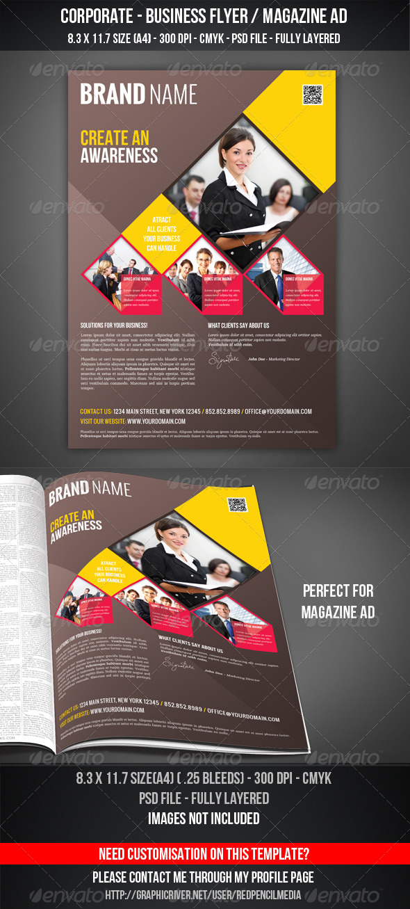 GraphicRiver Corporate Business Flyer Magazine AD 4384743 GraphicRiver Corporate Business Flyer Magazine AD 4384743