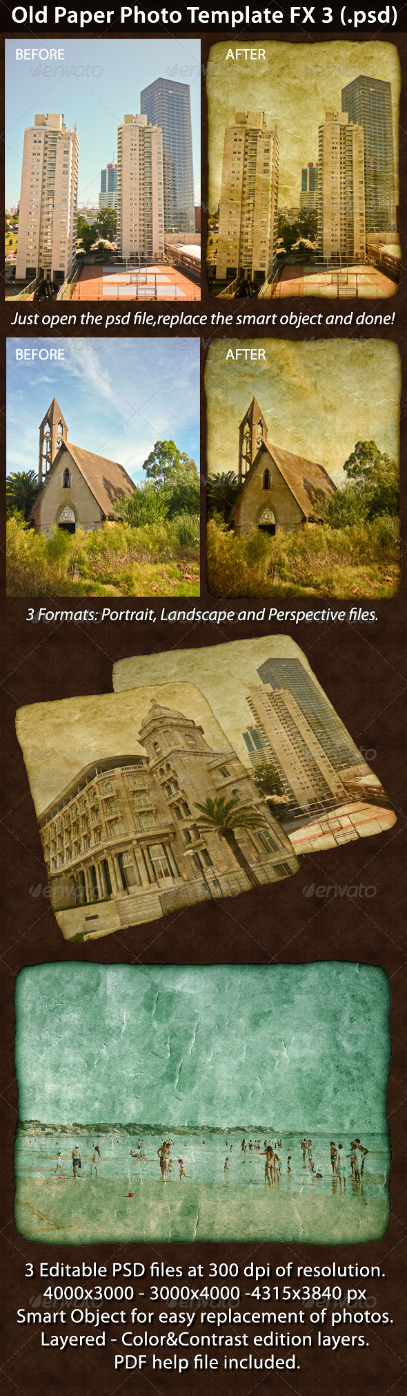 GraphicRiver Old Paper Photo Template FX 3 4287709 GraphicRiver Old Paper Photo Template FX 3 4287709