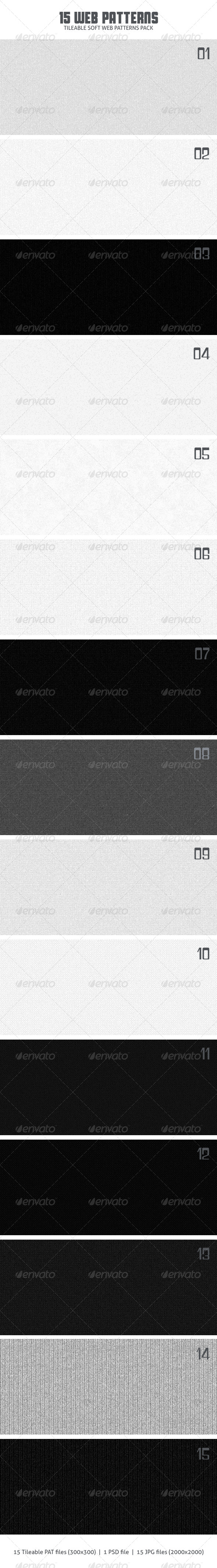 GraphicRiver 15 Web Patterns 4386660 GraphicRiver 15 Web Patterns 4386660
