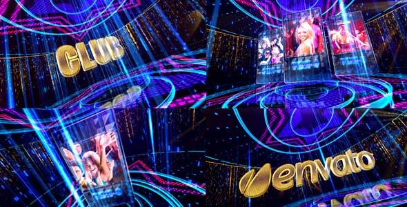 Videohive Night Club 4夜总会时尚栏目包装AE模板