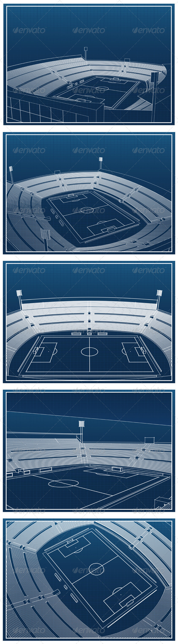 GraphicRiver Soccer Stadium Blueprints 4394765 GraphicRiver Soccer Stadium Blueprints 4394765