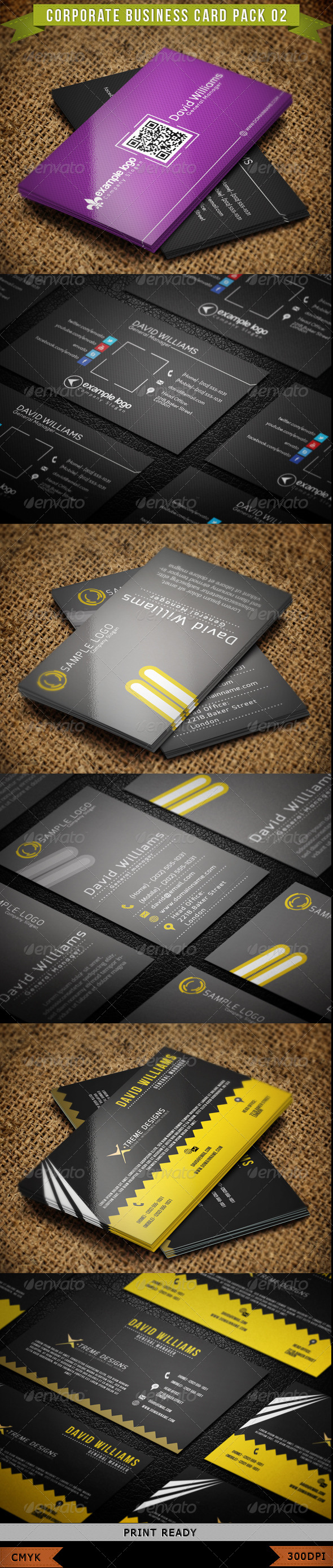 GraphicRiver Corporate Business Card Pack 02 4287337 GraphicRiver Corporate Business Card Pack 02 4287337