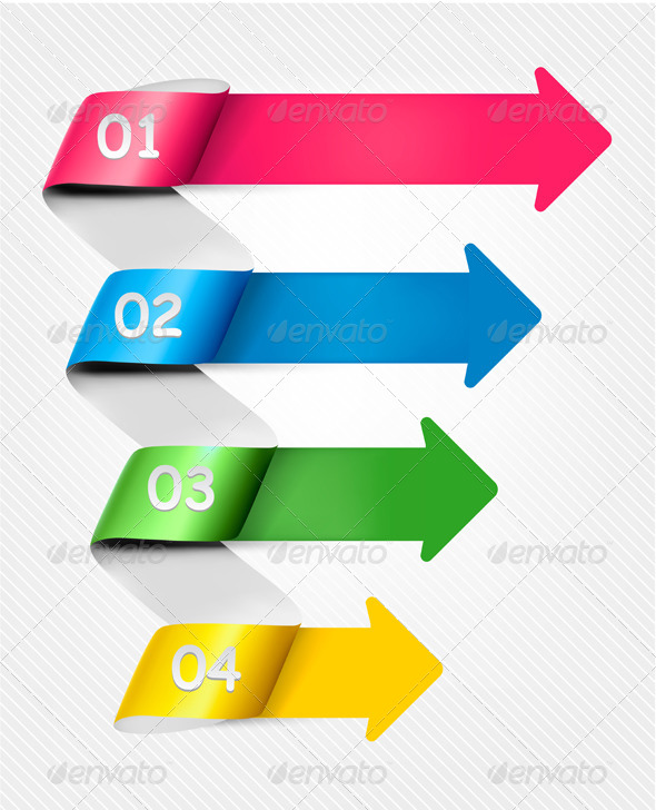GraphicRiver Info Graphic Banner Set with Numbers 4397487 GraphicRiver Info Graphic Banner Set with Numbers 4397487