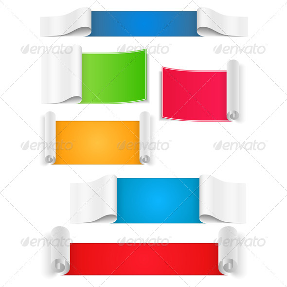 GraphicRiver Paper Banners 4408763 GraphicRiver Paper Banners 4408763