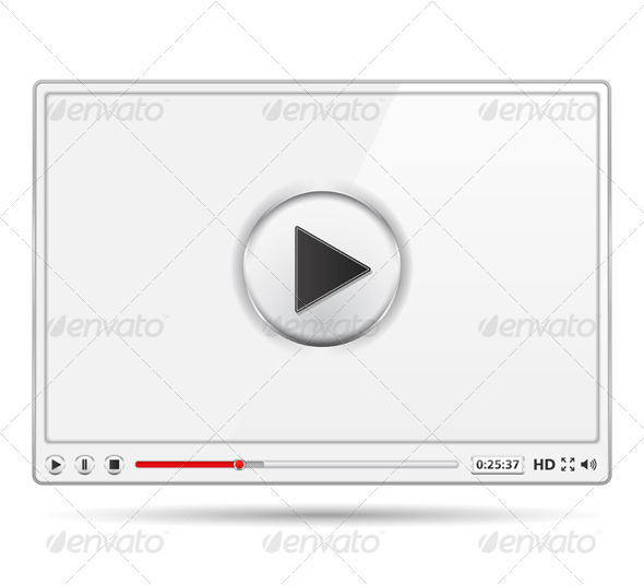 GraphicRiver White Video Player 4409225 GraphicRiver White Video Player 4409225