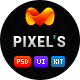 Pixels - clean design for blog &amp; portfolio - ThemeForest Item for Sale