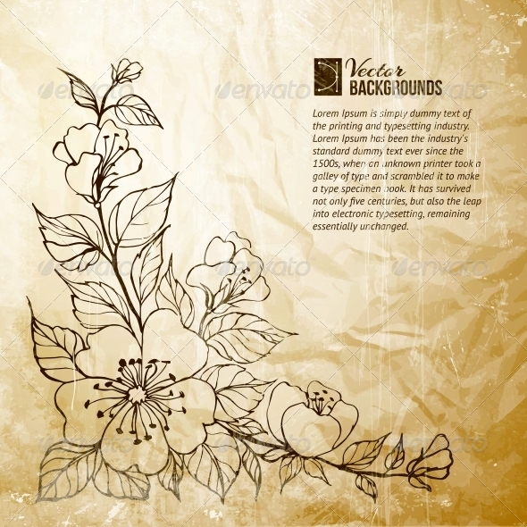 GraphicRiver Flower Background 4412270 GraphicRiver Flower Background 4412270