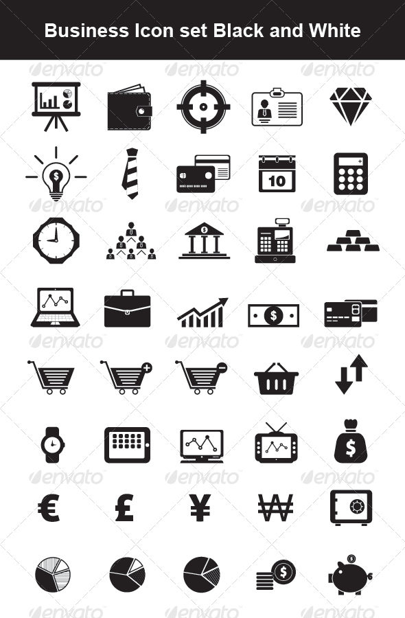 GraphicRiver Business Icon set 4418260 GraphicRiver Business Icon set 4418260