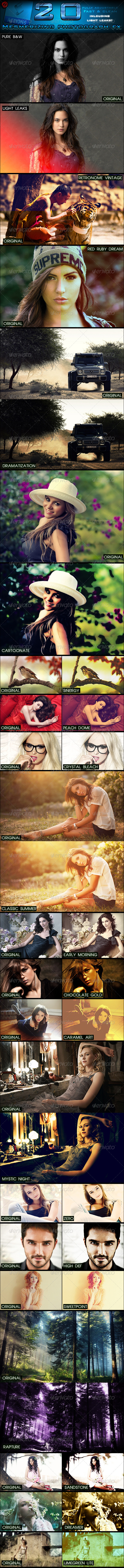 20 Photograph FX - Photo Effects Actions