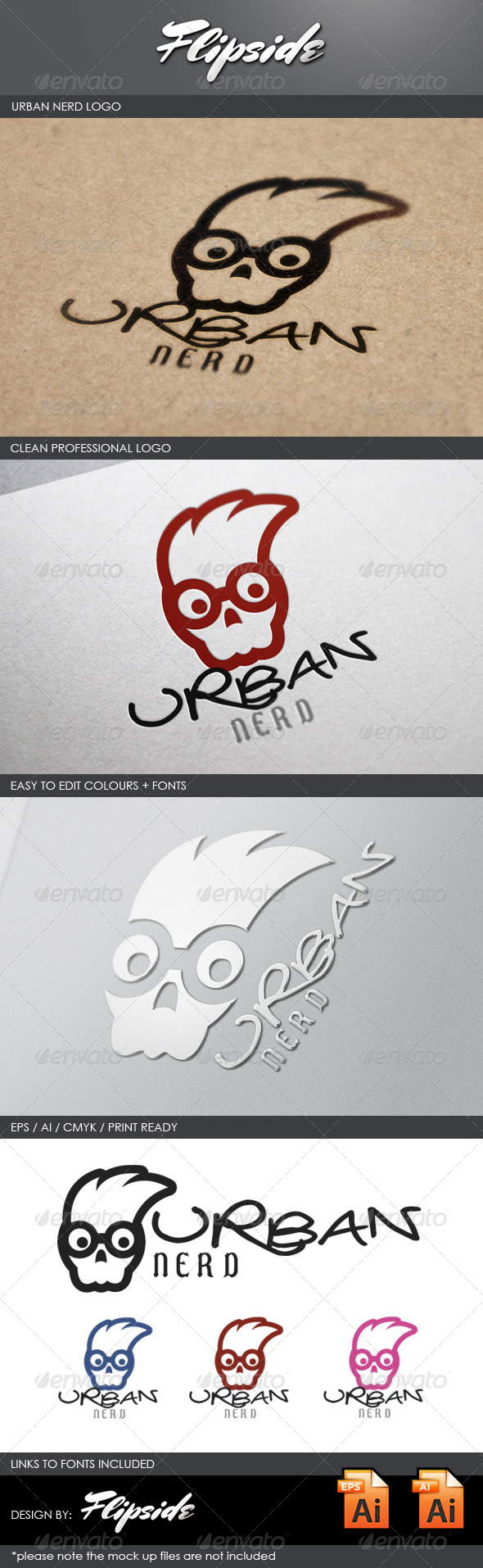 GraphicRiver Urban Nerd Logo 4340561 GraphicRiver Urban Nerd Logo 4340561