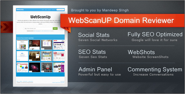 CodeCanyon WebScanUP Domain Reviewer & SEO Stats Checker 4429933 CodeCanyon WebScanUP Domain Reviewer & SEO Stats Checker 4429933