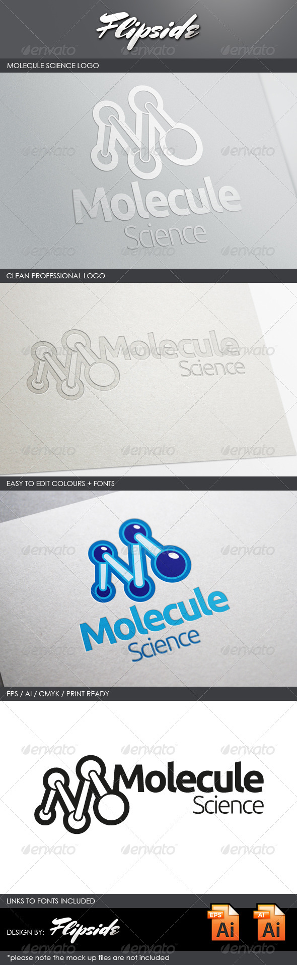 GraphicRiver Molecule Science Lab Logo 4331019 GraphicRiver Molecule Science Lab Logo 4331019
