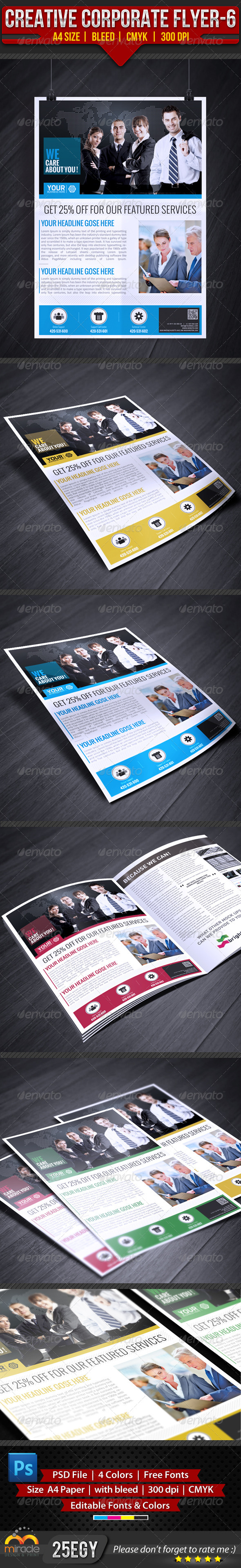 GraphicRiver Creative Corporate Flyer 6 4433146 GraphicRiver Creative Corporate Flyer 6 4433146