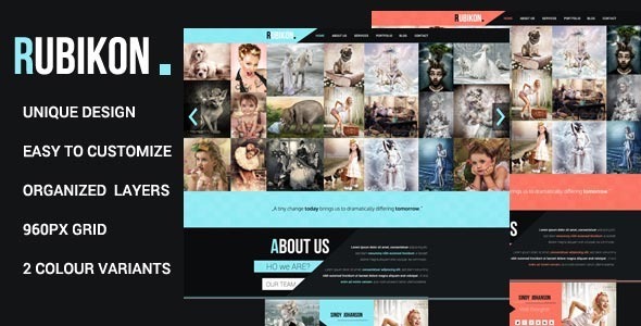 ThemeForest Rubikon One Page Psd Template 4433995 ThemeForest Rubikon One Page Psd Template 4433995